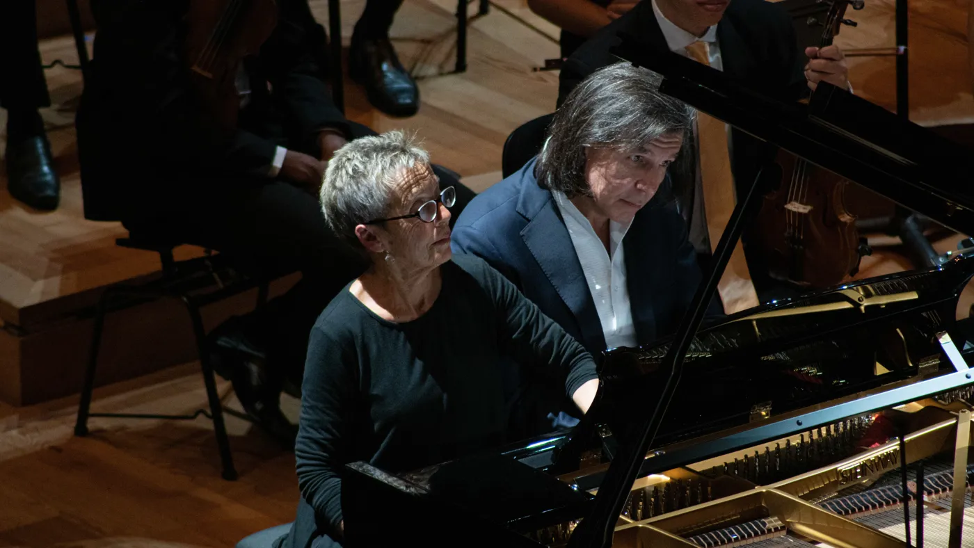 With Maria João Pires